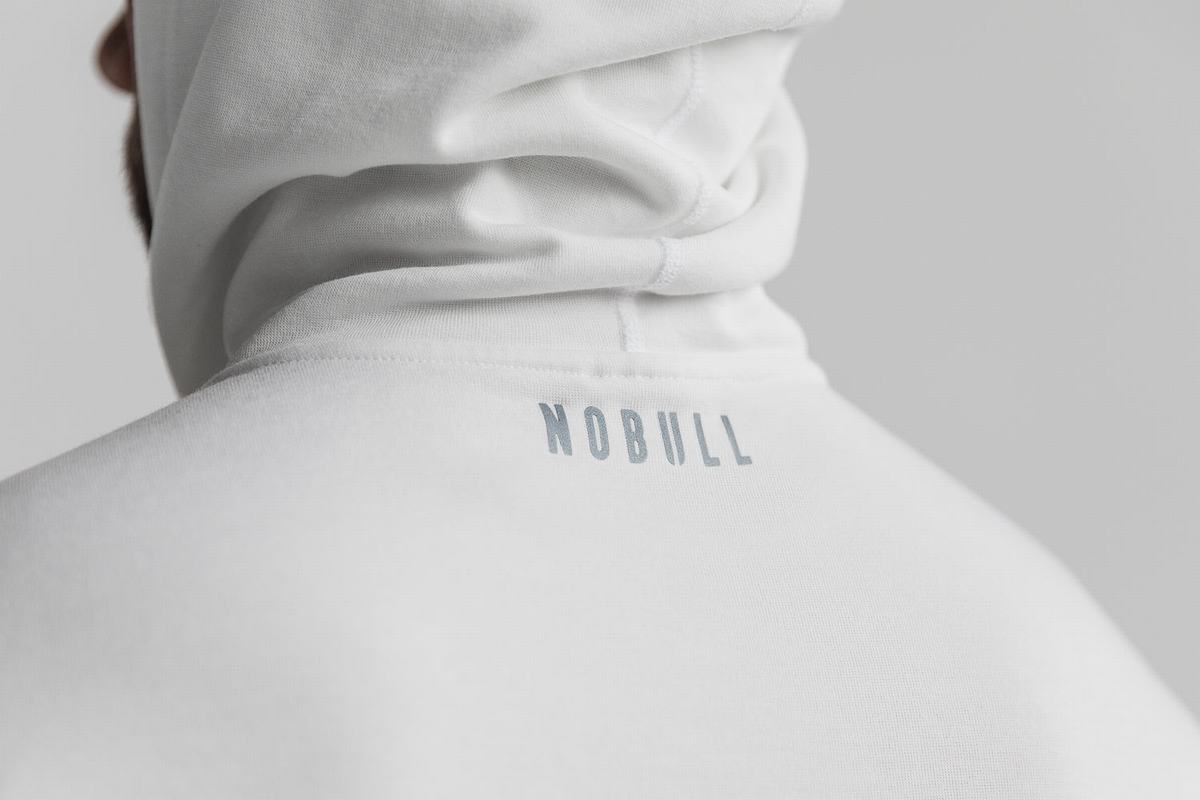 Nobull Crossfit® Men's Hoodie White | Australia (IS0538)